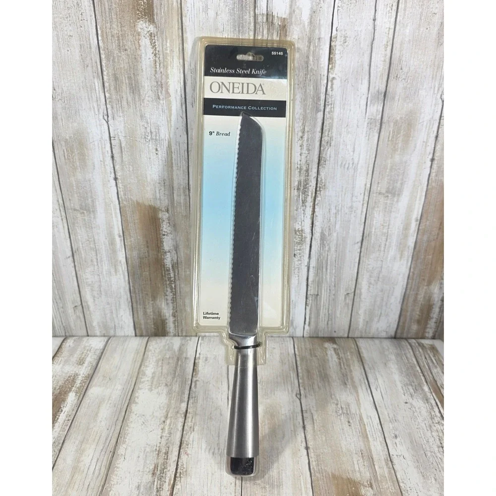 Oneida Performance Collection 9 inch Serrated Stainless Steel Bread Knife